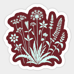 Minty Meadow Sticker